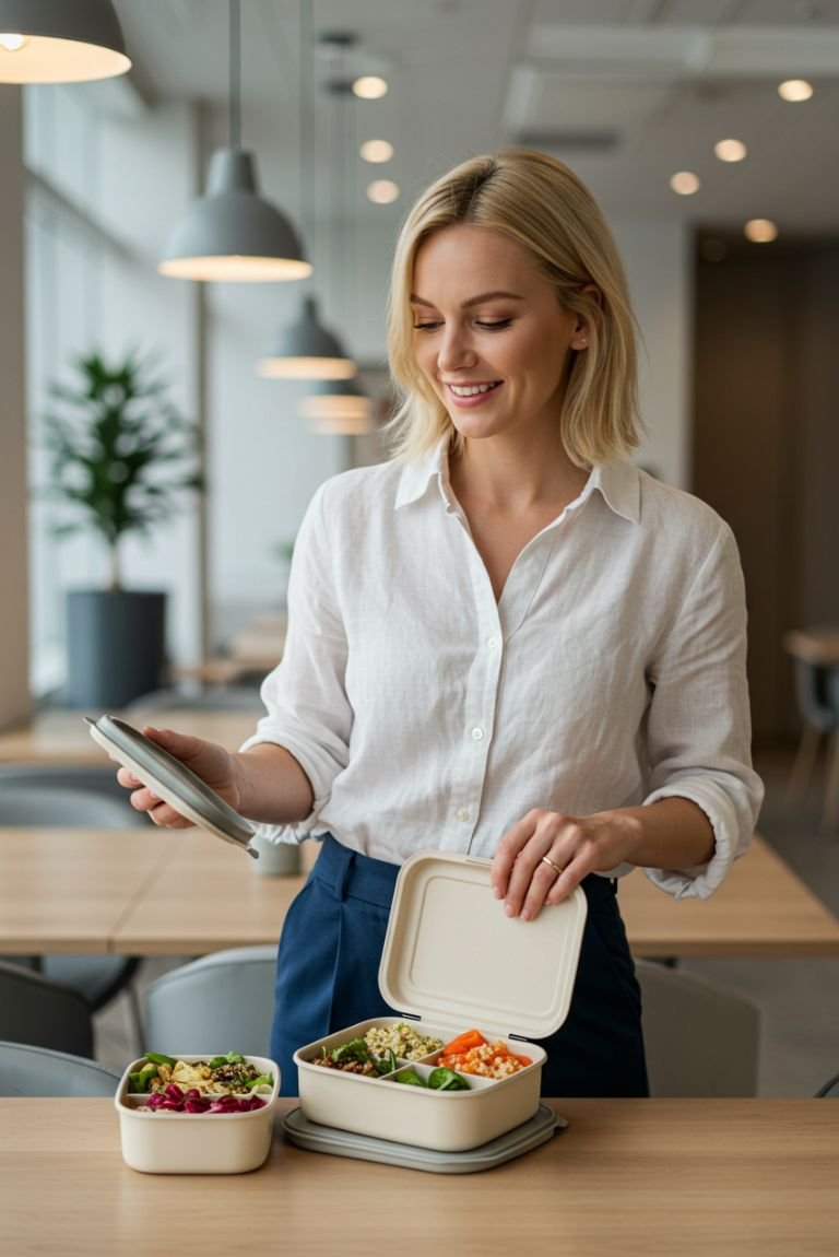Alimentação saudável no almoço
