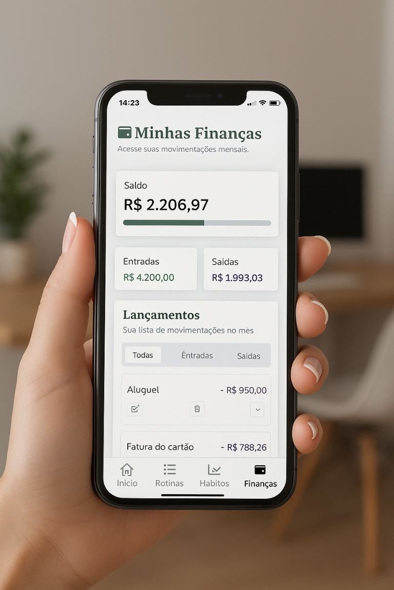 Planner financeiro mensal